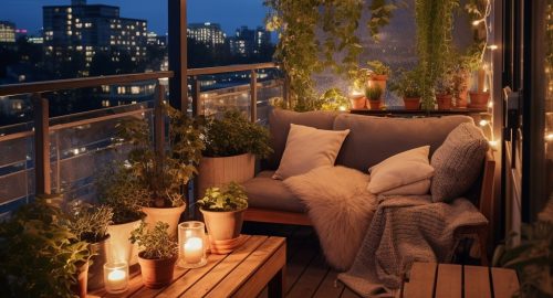 How to make a small balcony beautiful?