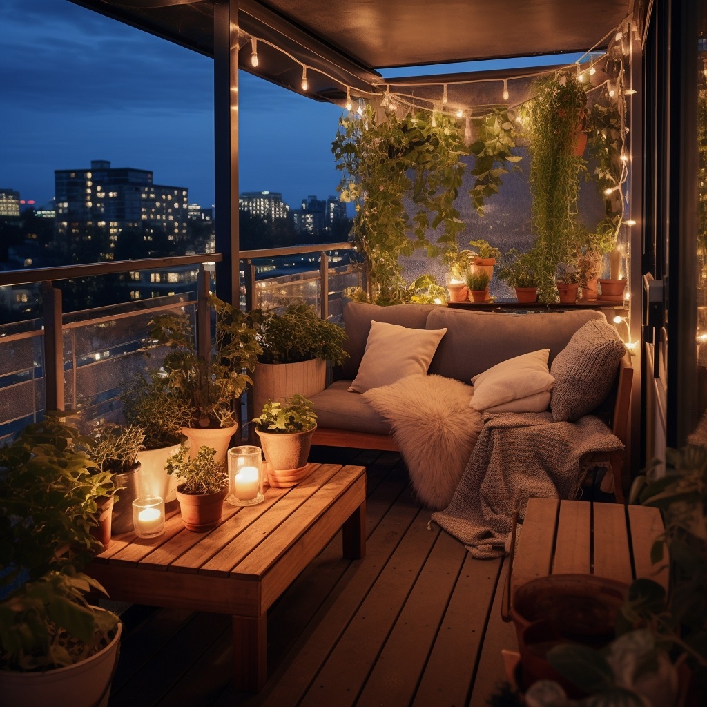 How to make a small balcony beautiful?