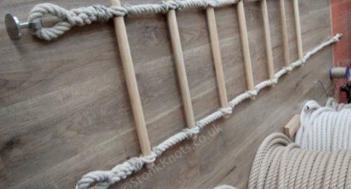 What is the purpose of the rope ladder