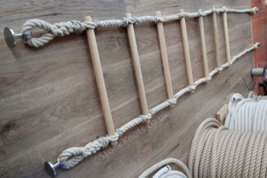 What is the purpose of the rope ladder
