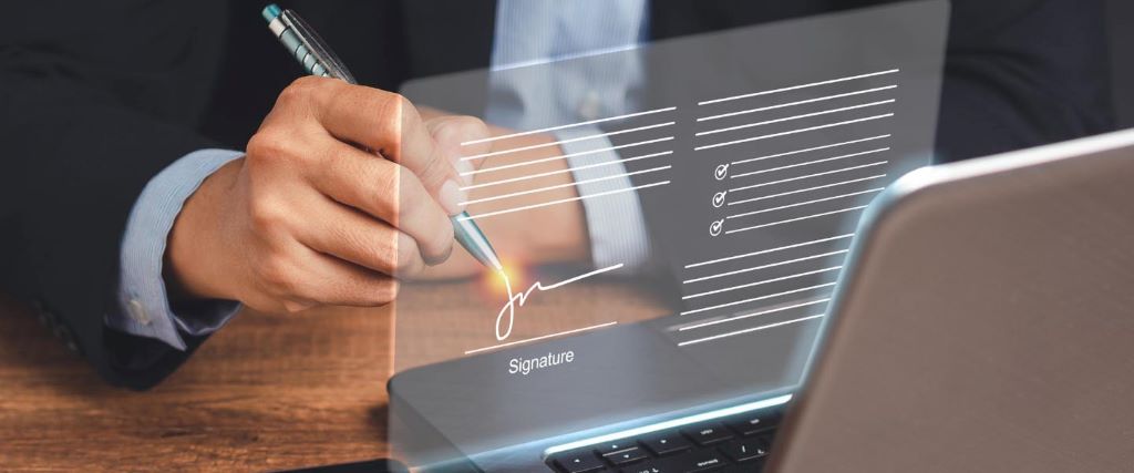 What is meant by electronic signature