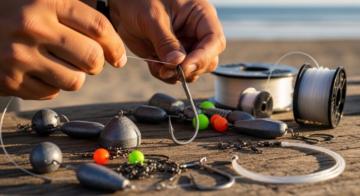 How to Set Up Surf Fishing Rigs for Maximum Casting Distance - The Fuzz ...