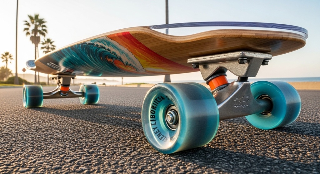 Step by step skateboard assembly for city cruising