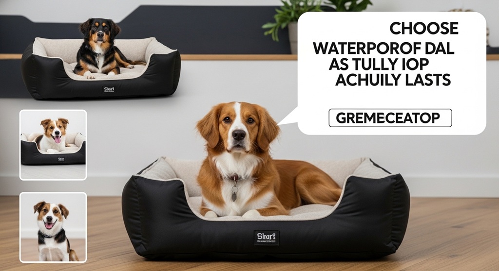 How often should you wash a waterproof dog bed cover