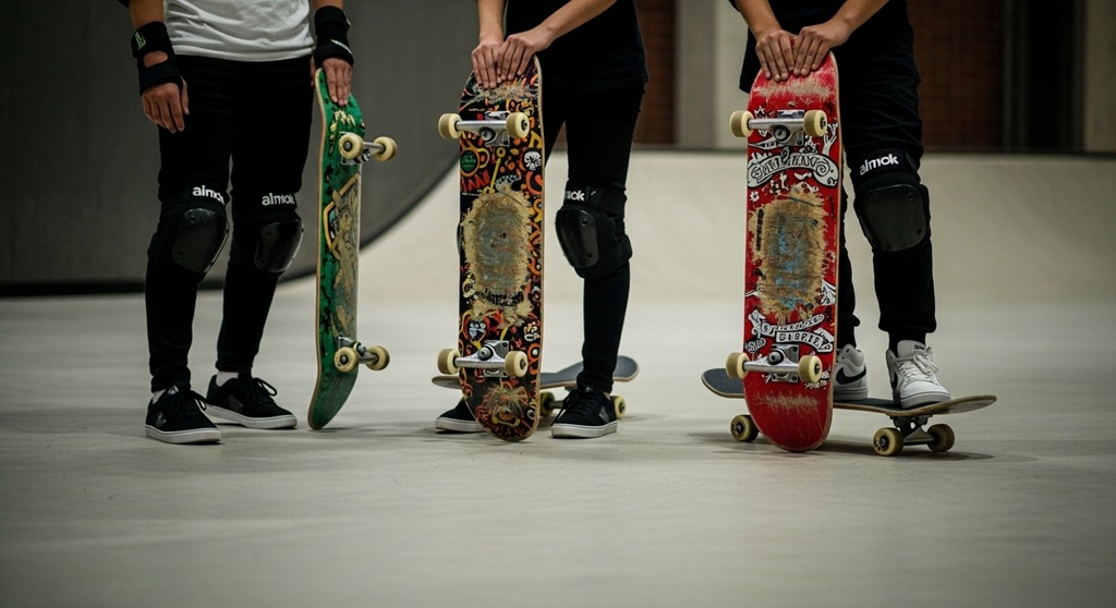 Skateboard wheel hardness comparison chart for street and park riding